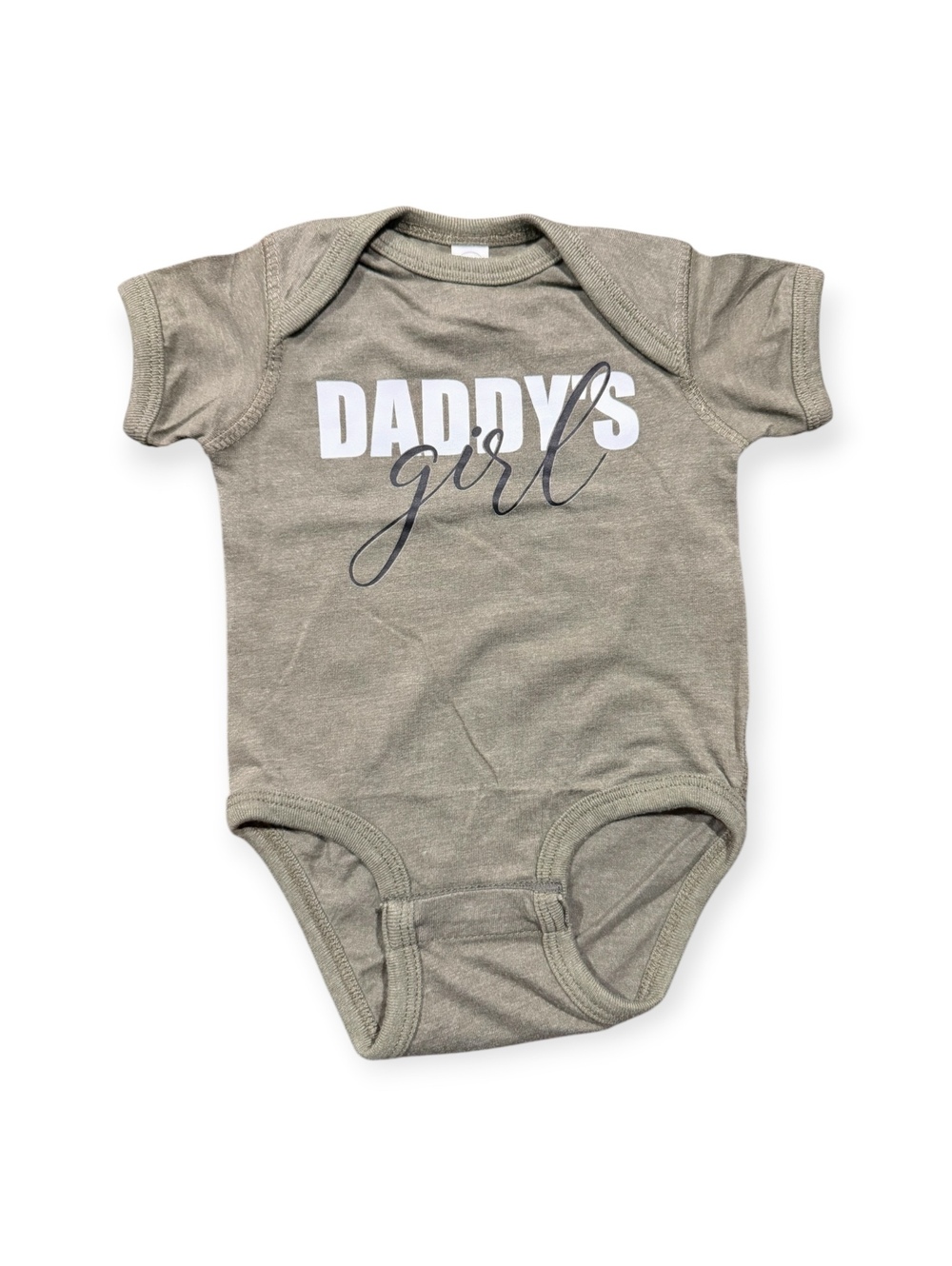 Rabbit Skins Baby Bodysuit 6 Months Daddy's Girl Short Sleeve Onesie